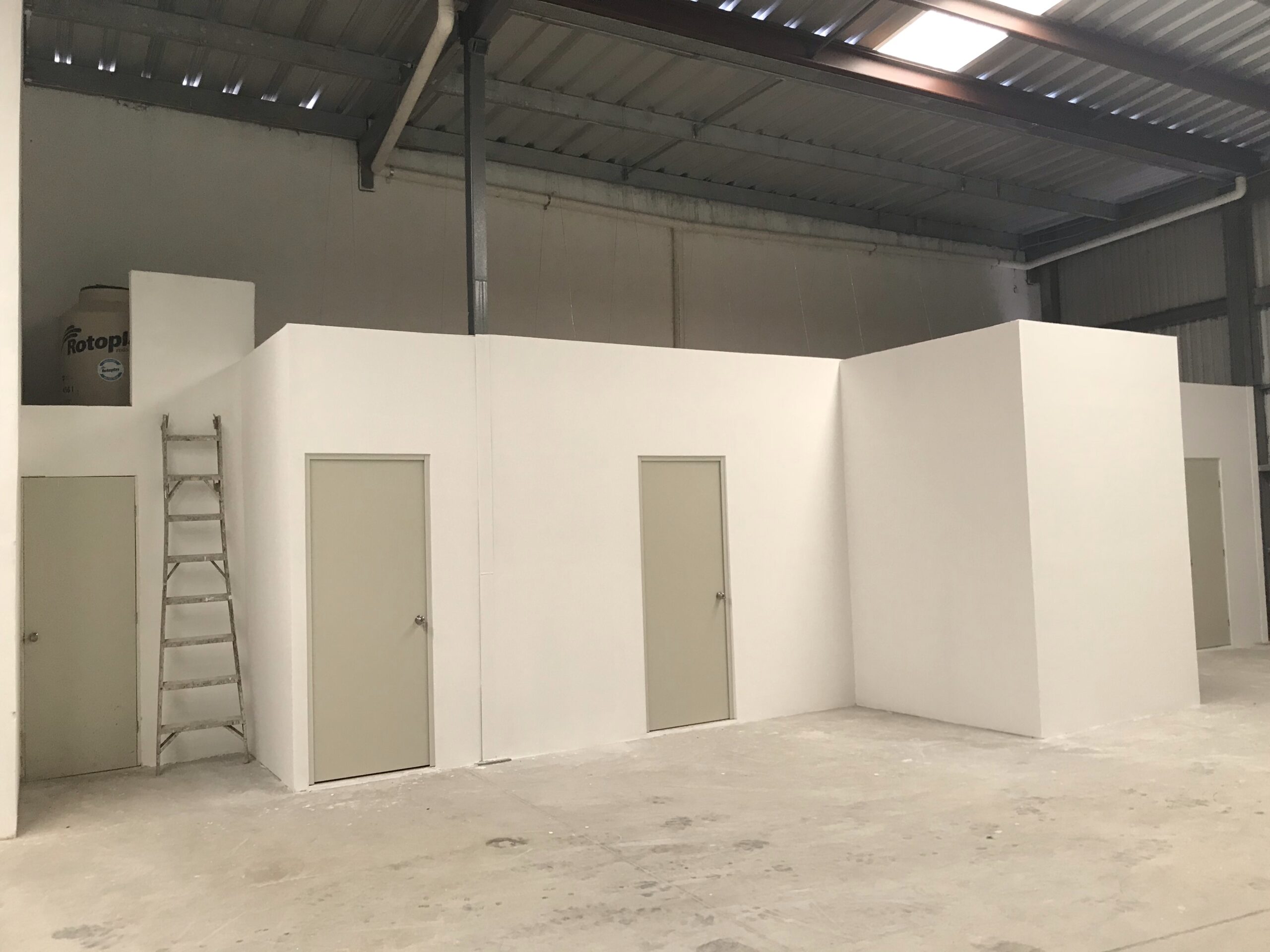 Instalación de estructura para tabla roca
